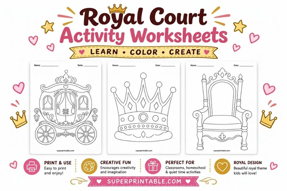 Royal Court Activity Worksheets Feature Image
