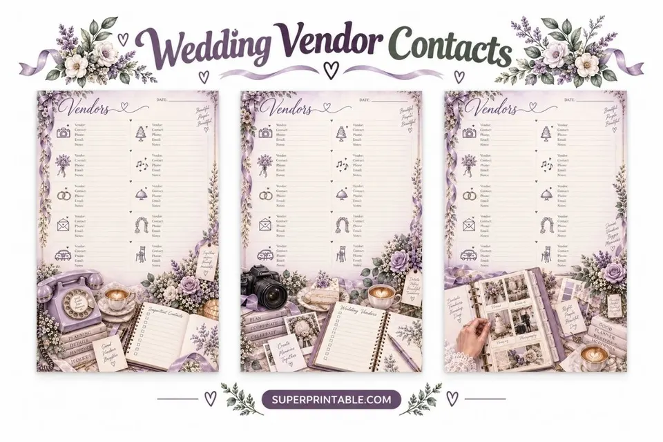 Wedding Vendor Contacts Feature Image